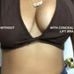 Invisible Lift Adhesive Strapless Backless Bra - Reusable Silicone Nipple Covers