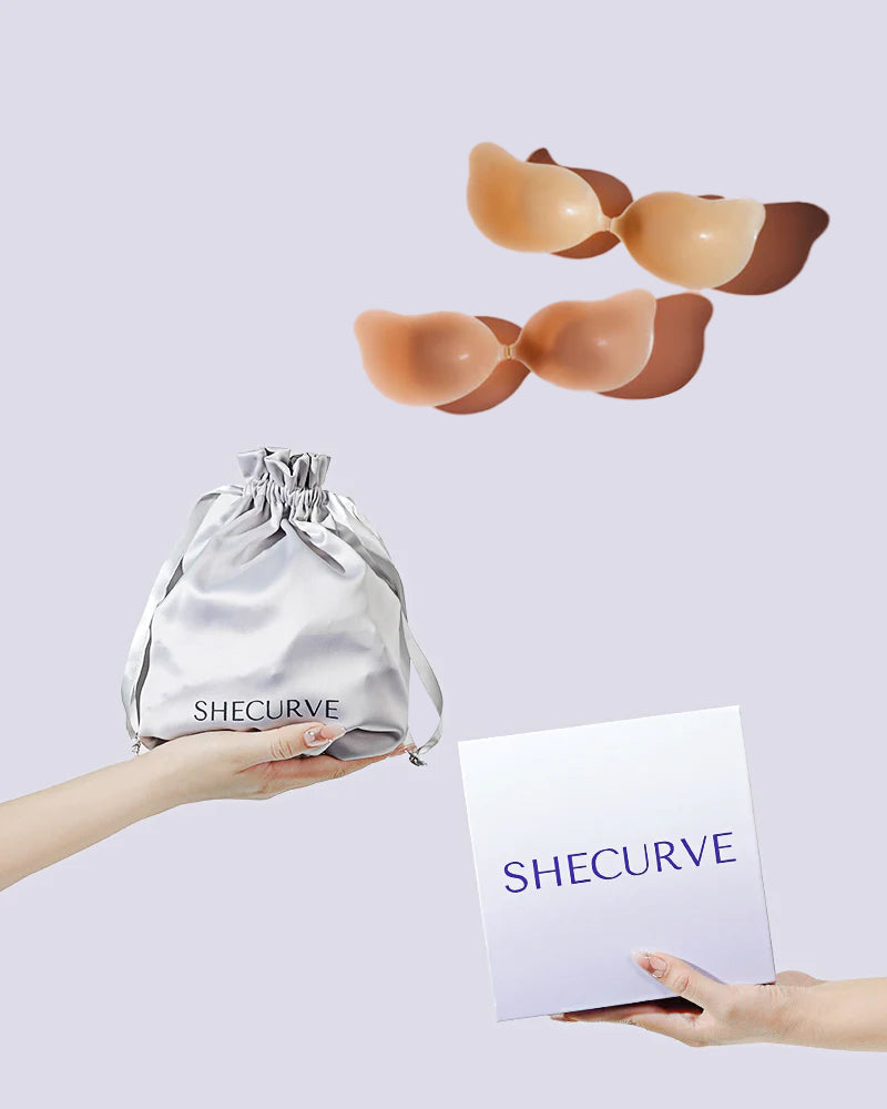 Invisible Lift Sticky Cleavage Bra: Reusable Silicone Adhesive for Invisible Support