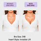 Reusable Invisible Lifting Silicone Adhesive Bra Cups for Strapless Dresses