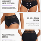 Soft Breathable High-Waist Cotton Hipster Panties, Lace Trim 5-Pack