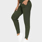 Women's Lightweight High-Waist Tapered Joggers: Soft, Stretch, Comfort Pockets