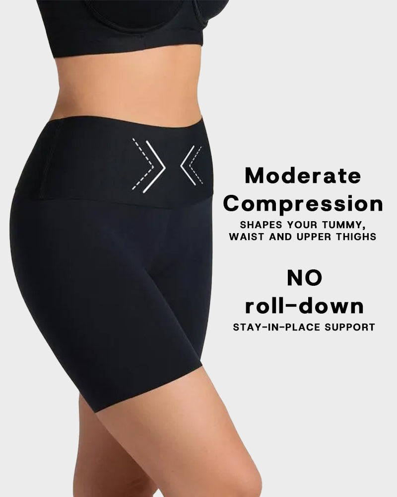 Lightweight High-Waist Tummy Control Shaper Shorts for Women's Activewear