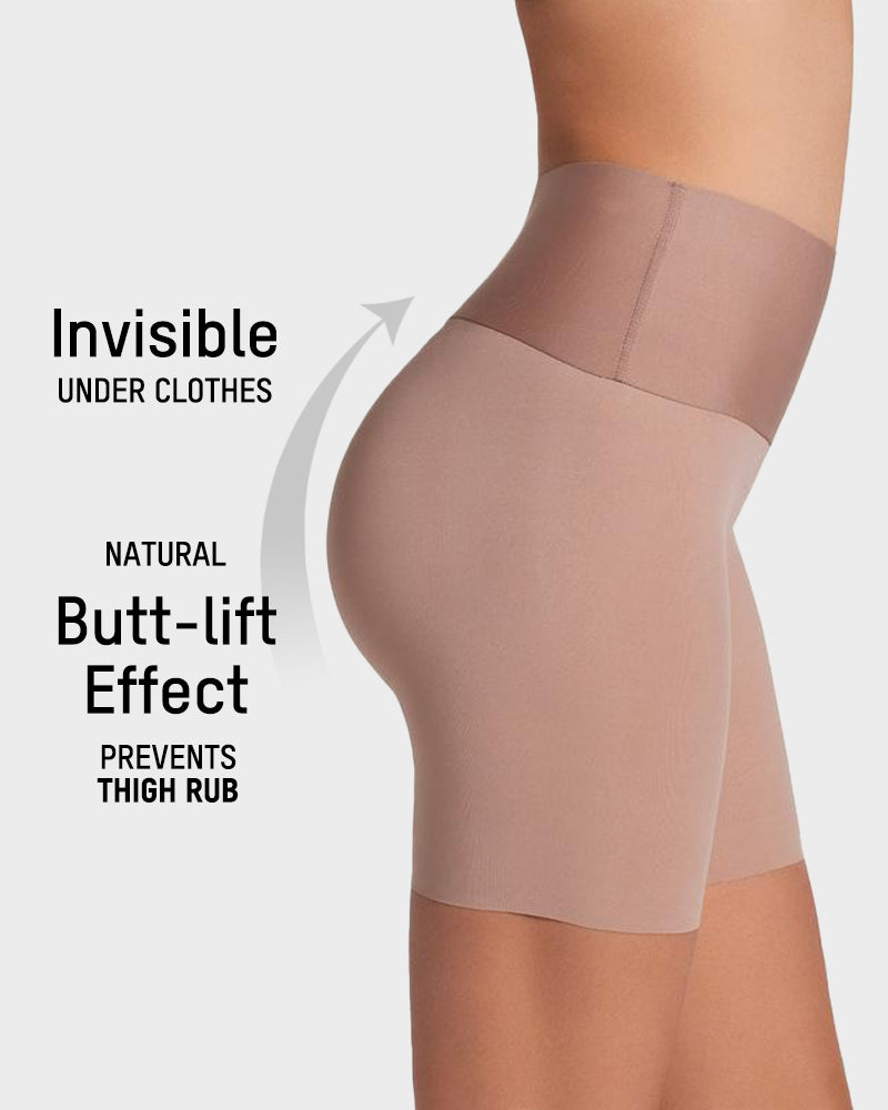 Lightweight High-Waist Tummy Control Shaper Shorts for Women's Activewear