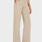 Elegant High-Waist Wide-Leg Yoga Pants: Professional Comfort, Stylish Flowy Design