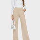 Elegant High-Waist Wide-Leg Yoga Pants: Professional Comfort, Stylish Flowy Design