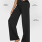 Elegant High-Waist Wide-Leg Yoga Pants: Professional Comfort, Stylish Flowy Design