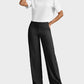 Elegant High-Waist Wide-Leg Yoga Pants: Professional Comfort, Stylish Flowy Design