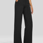 Elegant High-Waist Wide-Leg Yoga Pants: Professional Comfort, Stylish Flowy Design