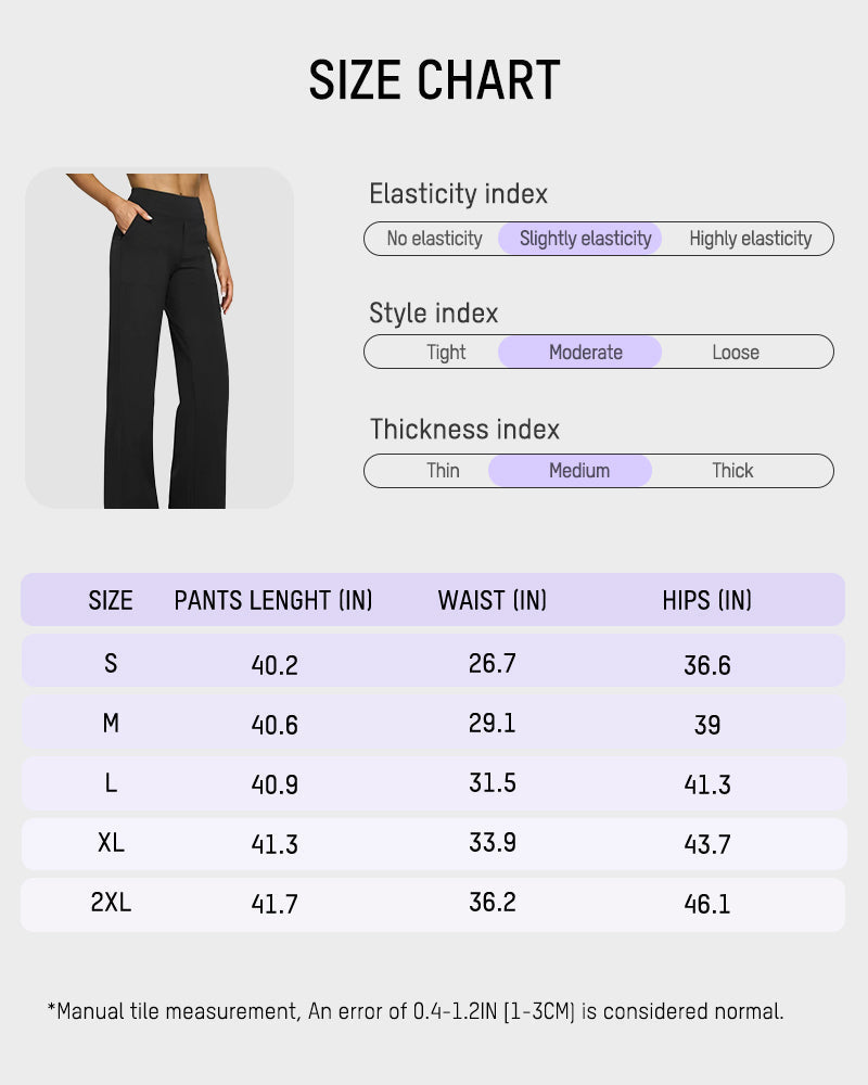 Elegant High-Waist Wide-Leg Yoga Pants: Professional Comfort, Stylish Flowy Design