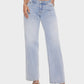 Comfy Mid-Low Rise Stretch Baggy Wide-Leg Jeans - Versatile Denim Style