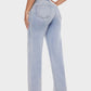 Comfy Mid-Low Rise Stretch Baggy Wide-Leg Jeans - Versatile Denim Style