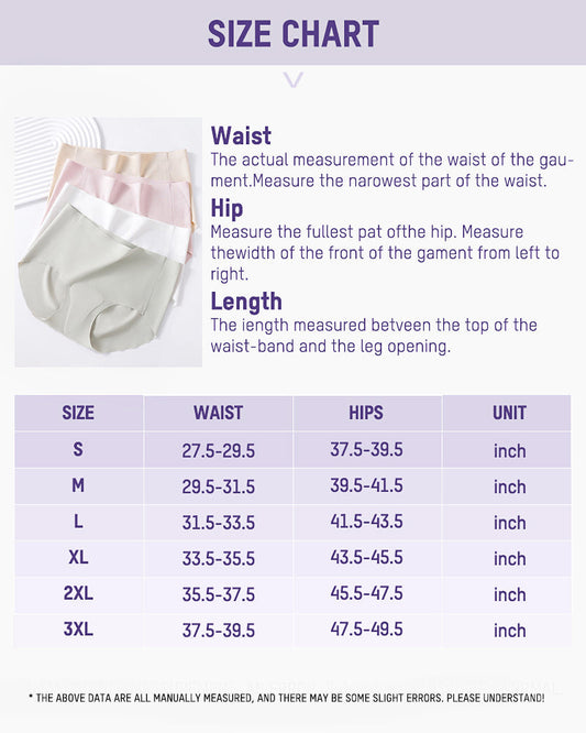 5-Pack Seamless Mid-Rise No-Show Breathable Sport Control Panties for Women