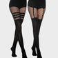 Mock Thigh High Stockings For Women Sexy Fishnet Tights Suspender Pantyhose  (bundle sale)