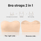 Ultimate Comfort Non-Slip Bandeau Bra: Seamless, Wireless, Strapless Support