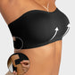 Seamless Non-Slip Crossover Bandeau Bra: Wireless Side Hook Comfort & Support