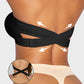 Seamless Non-Slip Crossover Bandeau Bra: Wireless Side Hook Comfort & Support