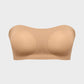 Seamless Non-Slip Crossover Bandeau Bra: Wireless Side Hook Comfort & Support