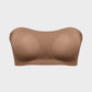 Seamless Non-Slip Crossover Bandeau Bra: Wireless Side Hook Comfort & Support