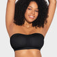 Seamless Non-Slip Crossover Bandeau Bra: Wireless Side Hook Comfort & Support