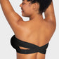 Seamless Non-Slip Crossover Bandeau Bra: Wireless Side Hook Comfort & Support