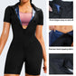 SheCurve Women's Full Body Slimming Sauna Suit Shapewear - Zipper Closure, Sweat Enhancing