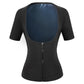 Women's Performance Sweat-Wicking Zip-Up Top - Torso Support, Short Sleeve