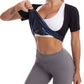 Women's Performance Sweat-Wicking Zip-Up Top - Torso Support, Short Sleeve
