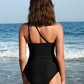 Chic Asymmetrical One-Shoulder One Piece Swimsuit for Women Beach Vacation