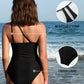 Chic Asymmetrical One-Shoulder One Piece Swimsuit for Women Beach Vacation