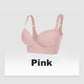SheCurve Full-Coverage Back Smoothing Push-Up Bra - Pink Wireless Comfort Support