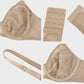 Luxurious Plus Size Pearl Shimmer Lace Minimizer Bra for Full Figure Support