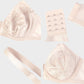 Luxurious Plus Size Pearl Shimmer Lace Minimizer Bra for Full Figure Support