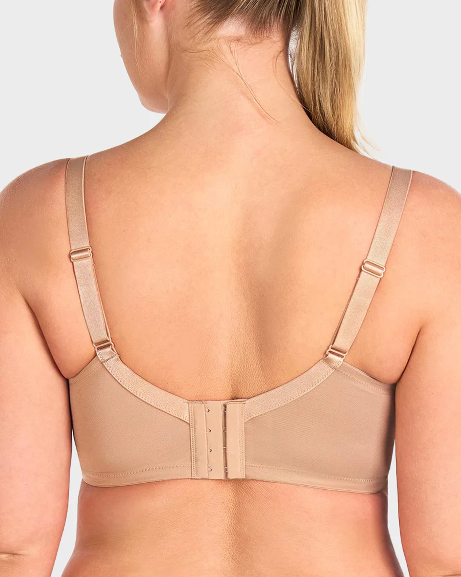 Luxurious Plus Size Pearl Shimmer Lace Minimizer Bra for Full Figure Support