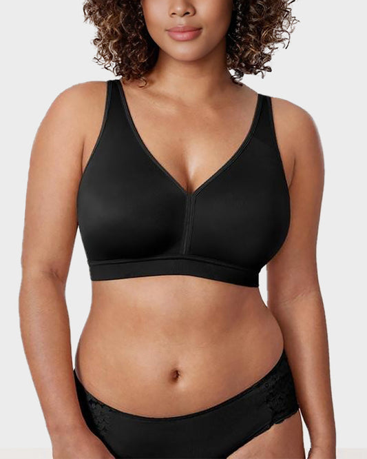 Ultimate Plus Size Full Coverage Wireless Bra for Supreme Comfort and Support