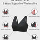 Ultimate Plus Size Full Coverage Wireless Bra for Supreme Comfort and Support