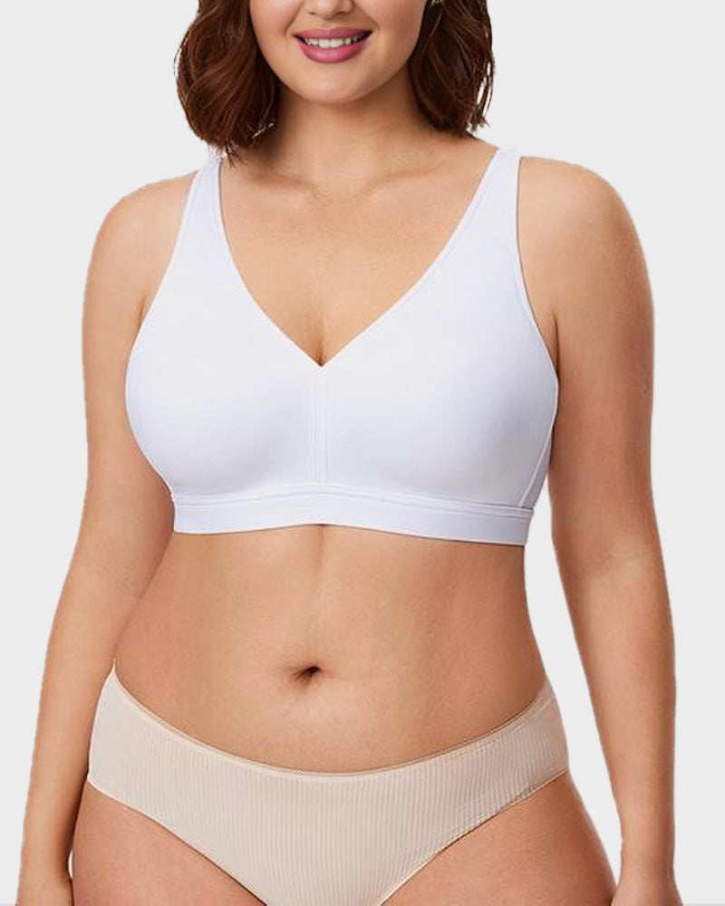 Ultimate Plus Size Full Coverage Wireless Bra for Supreme Comfort and Support