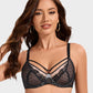 SheCurve Elegant Plus Size Lace Minimizer Bra - Full Coverage Comfort & Support
