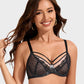 SheCurve Elegant Plus Size Lace Minimizer Bra - Full Coverage Comfort & Support