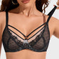 SheCurve Elegant Plus Size Lace Minimizer Bra - Full Coverage Comfort & Support