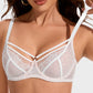 SheCurve Elegant Plus Size Lace Minimizer Bra - Full Coverage Comfort & Support