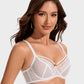 SheCurve Elegant Plus Size Lace Minimizer Bra - Full Coverage Comfort & Support