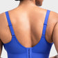 Supportive Plus Size Lace Mesh Full Coverage Underwire Bra for Comfort