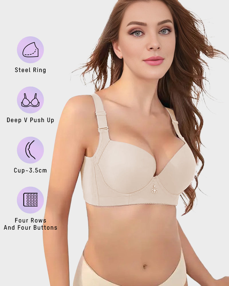 Comfort Plus Size Seamless Wireless Bra: Breathable, Supportive Full Figure Fit