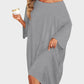 Luxurious Plus Size Ultra-Soft Bamboo Blend Oversized Shirt Sleepwear with Pockets