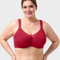 Comfortable Plus Size Cooling Full Coverage Minimizer Underwire Bra