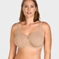 Comfortable Plus Size Cooling Full Coverage Minimizer Underwire Bra