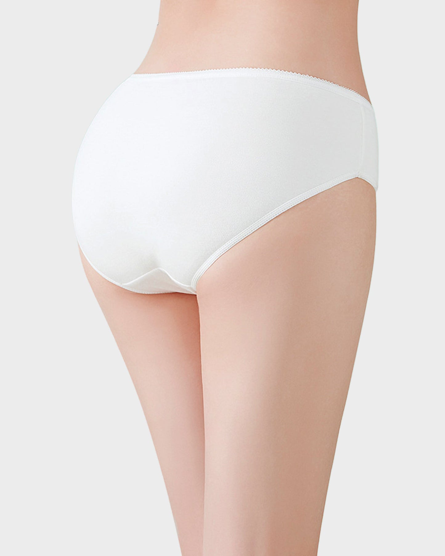 Soft Sterilized Disposable Cotton Briefs 5-Pack for Travel & Comfort