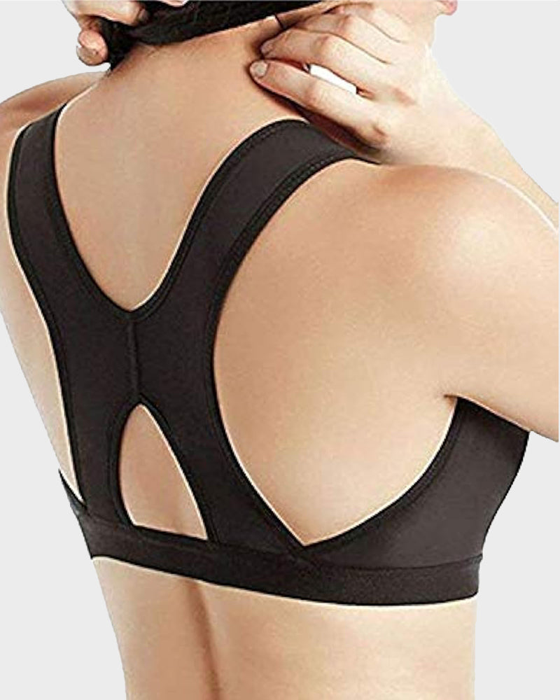 Comfortable Post-Surgery Front Closure Recovery Sports Bra for Gentle Healing Support