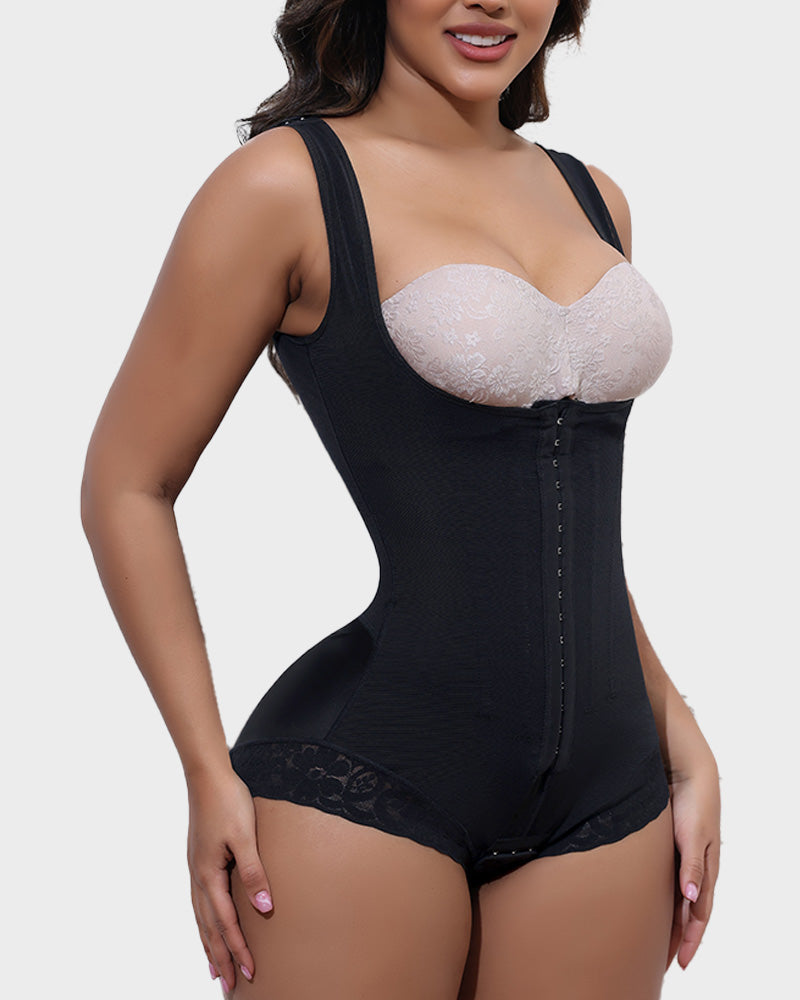 Women's Post-Surgical High Compression Full Body Shaper with Tummy Control