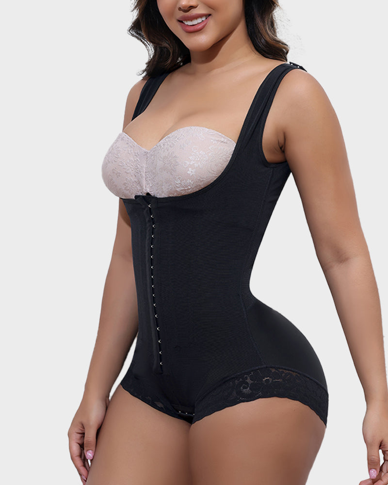 Women's Post-Surgical High Compression Full Body Shaper with Tummy Control